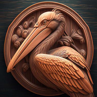 3D model Petros pelican famous animal (STL)